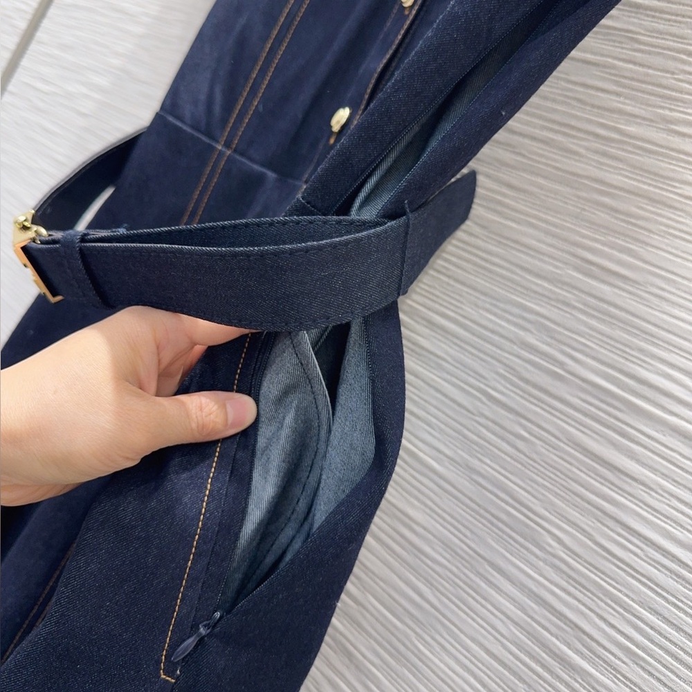 Miu Miu dark blue denim dress - Picture 6 of 7